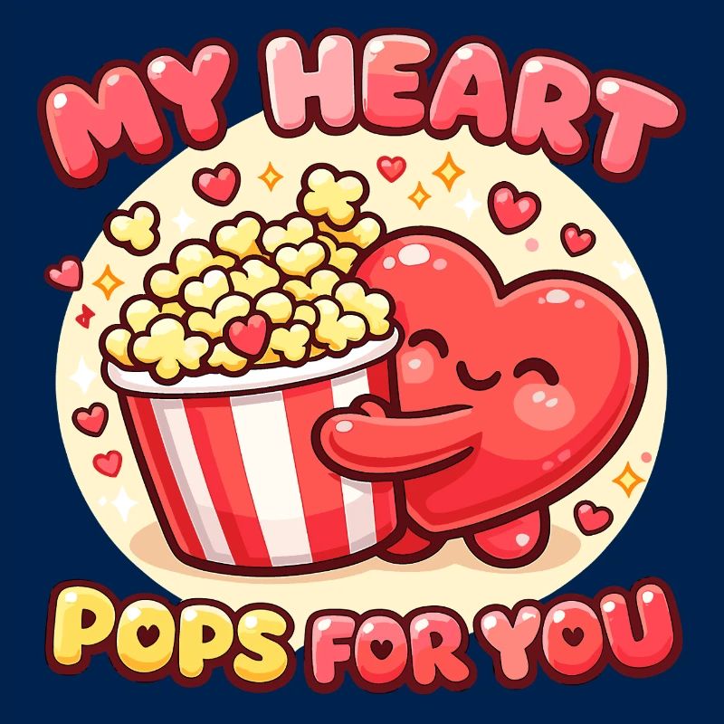Cœurs de popcorn sucrés pour la Saint-Valentin