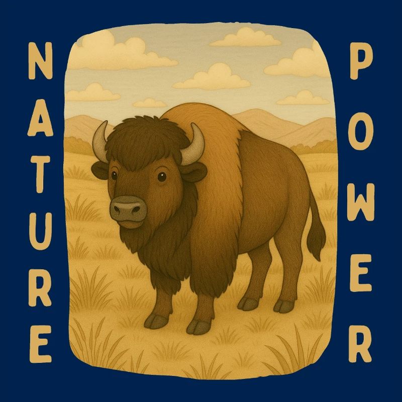 Bison on the Steppe