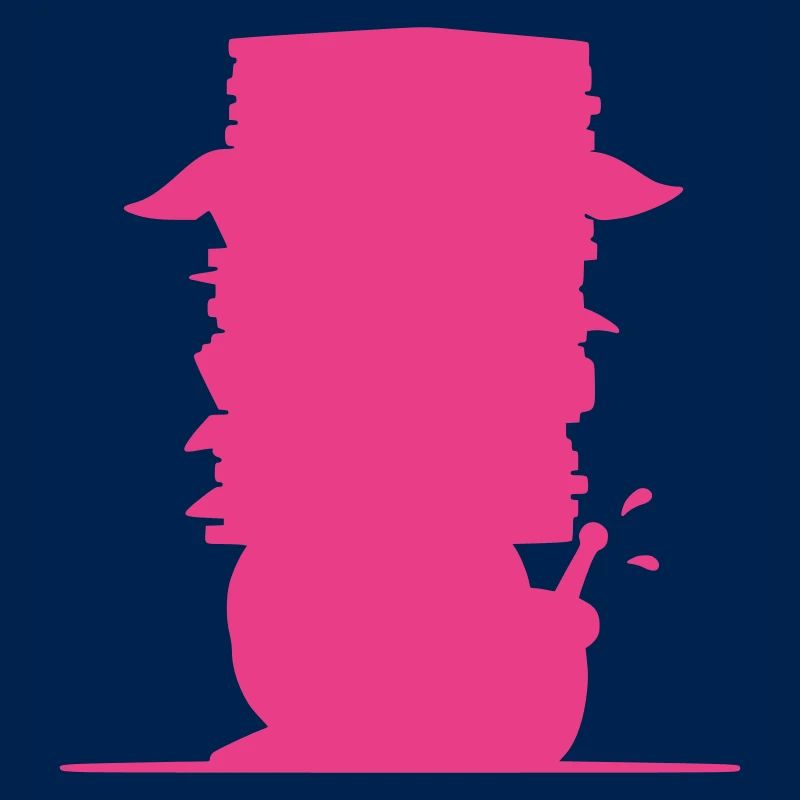 Snail File Stack Silhouette