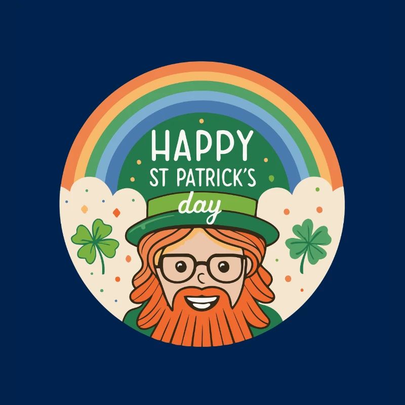 Leprechaun Arc-en-ciel Saint Patrick