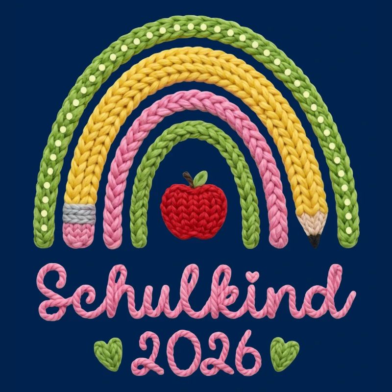 Schulkind 2026 Regenbogen