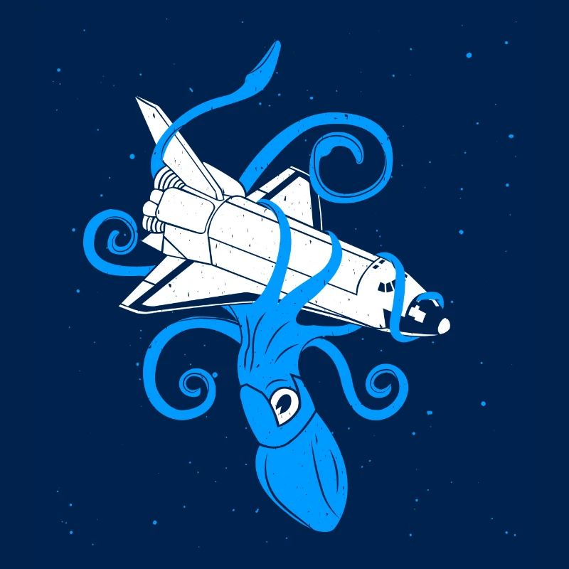 Squid vs Space Shuttle