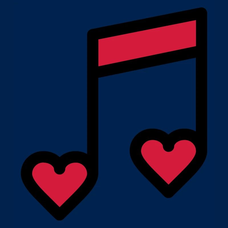 Romantische Musik Note