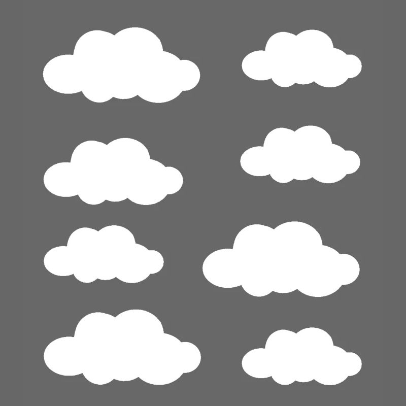White clouds