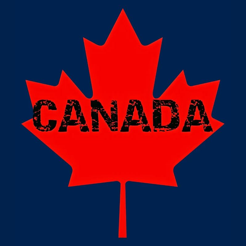 Faded Canada Maple Stamp