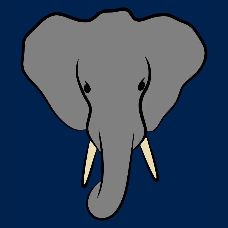 Éléphant Minimaliste