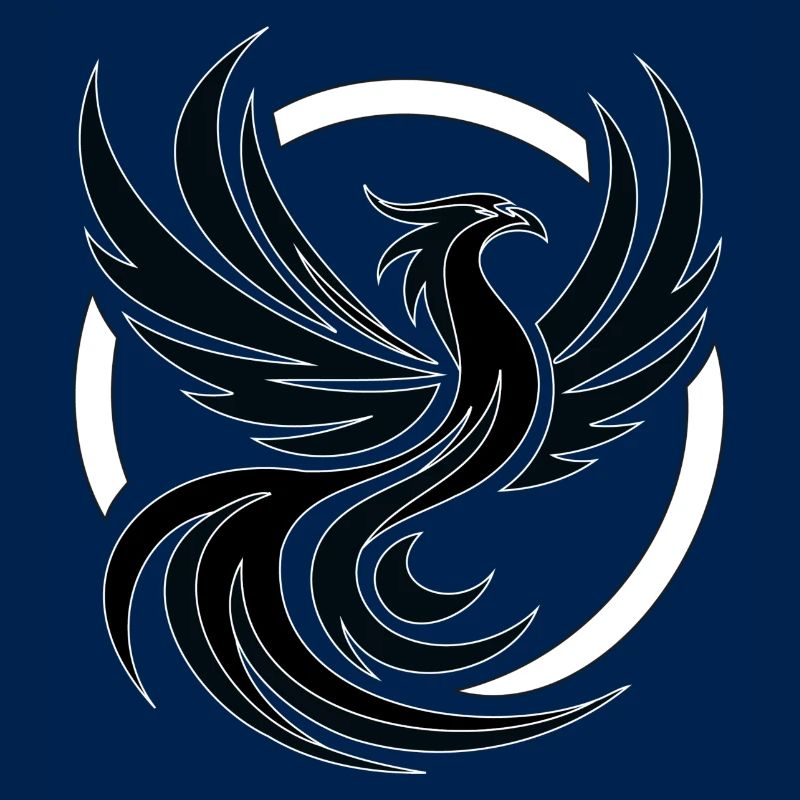 Phoenix black and white