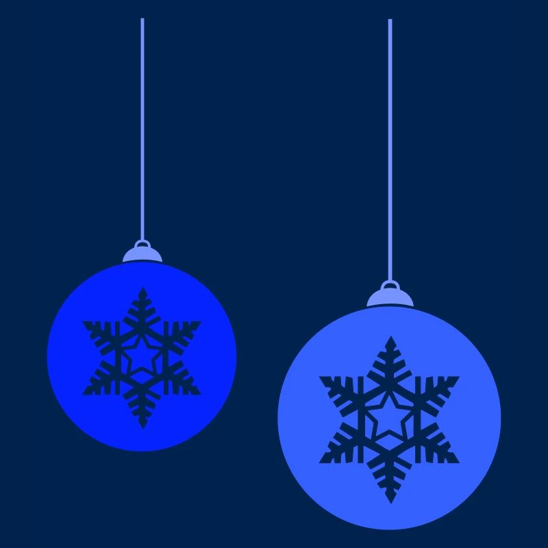 Weihnachtskugeln Stern frost