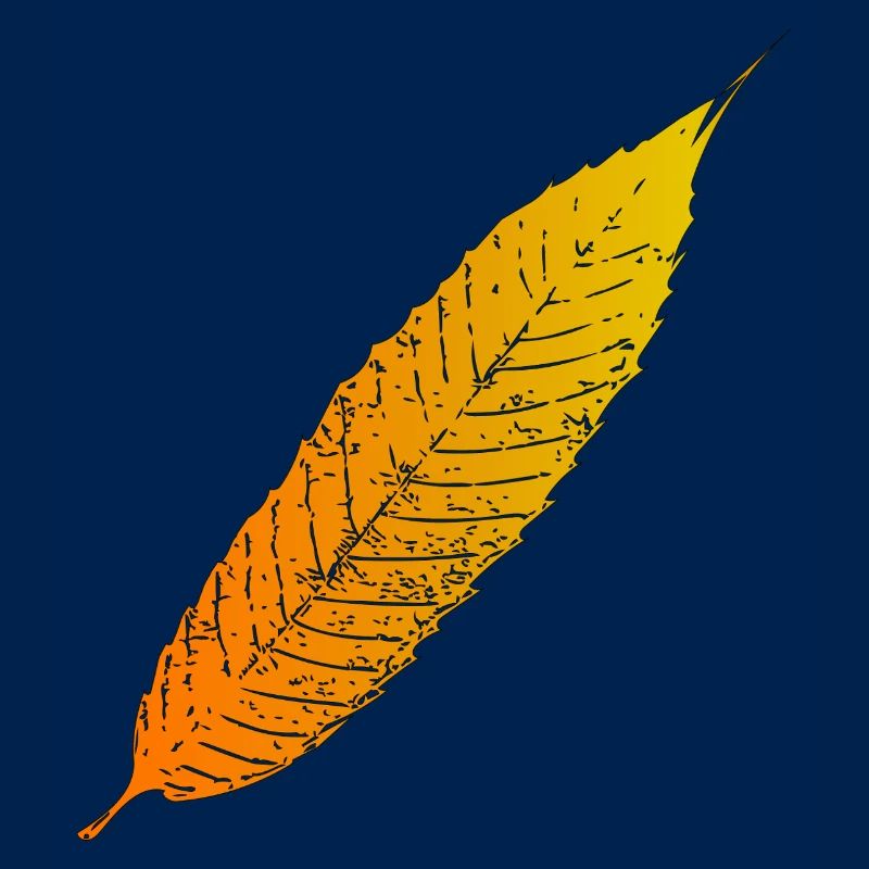Herbstblatt Farbverlauf