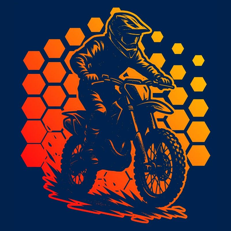 Conception compacte du motocross