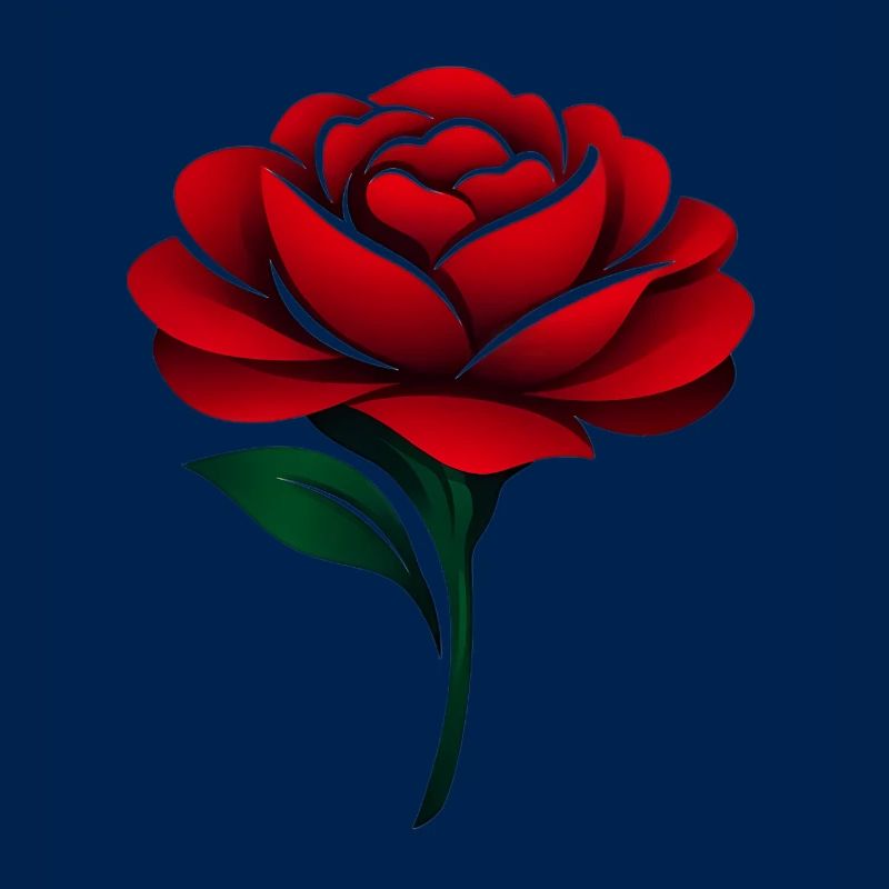 Red Rose Deep Red Blossoms