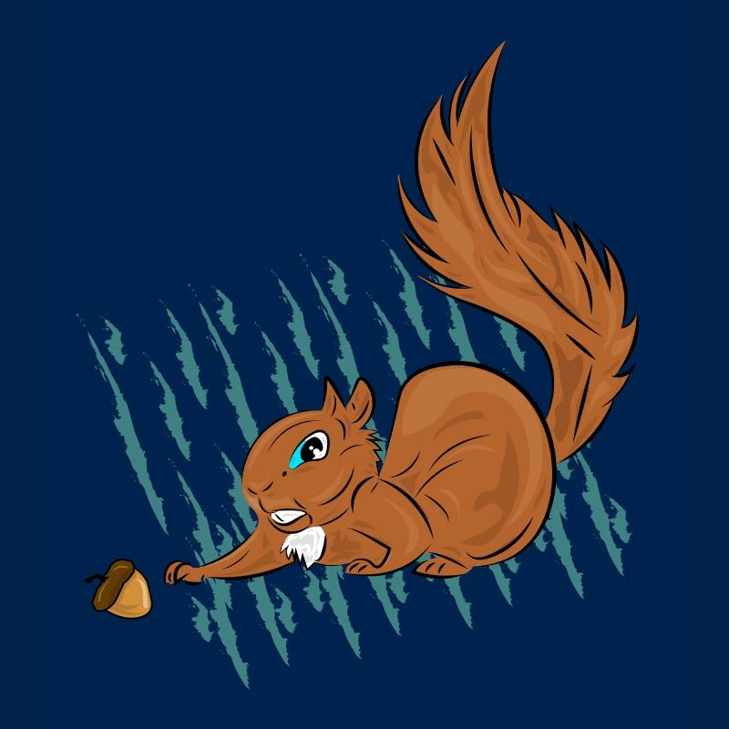 Squirrel and Hazelnut Stripes