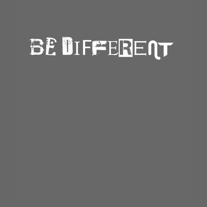 Être différent d'autres différents différents