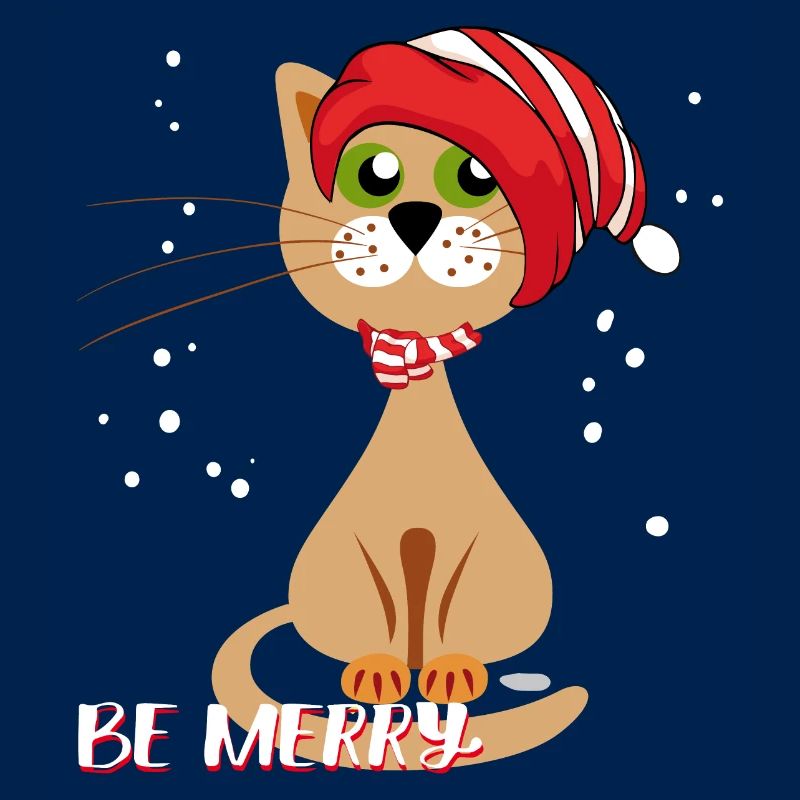sois Joyeux Chat de Noël
