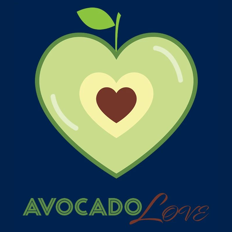Avocado Herz Liebe