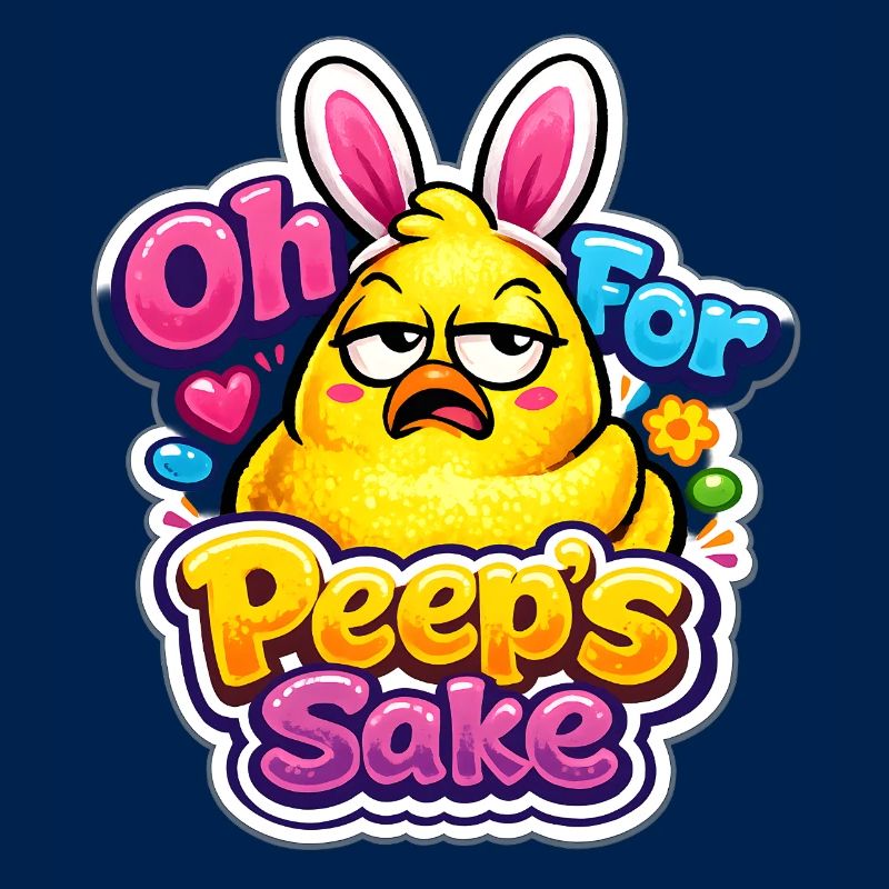 For Peeps Sake Happy Easter Easter Chick Vintage