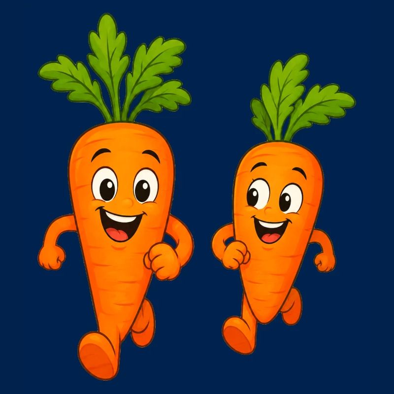 Carrots while jogging