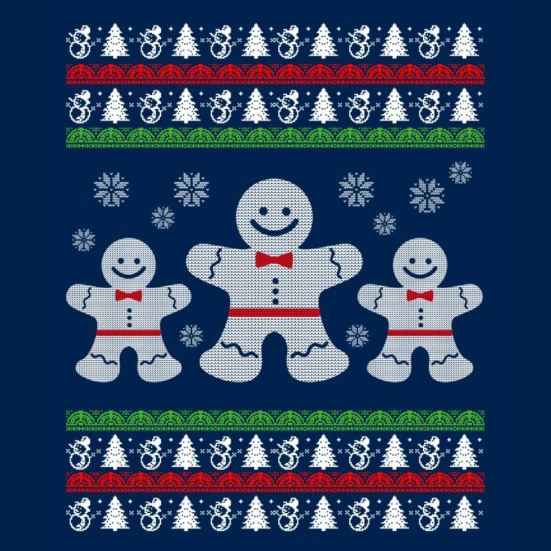 Petits gâteaux de Noël vilain petit cadeau de Noël Pull