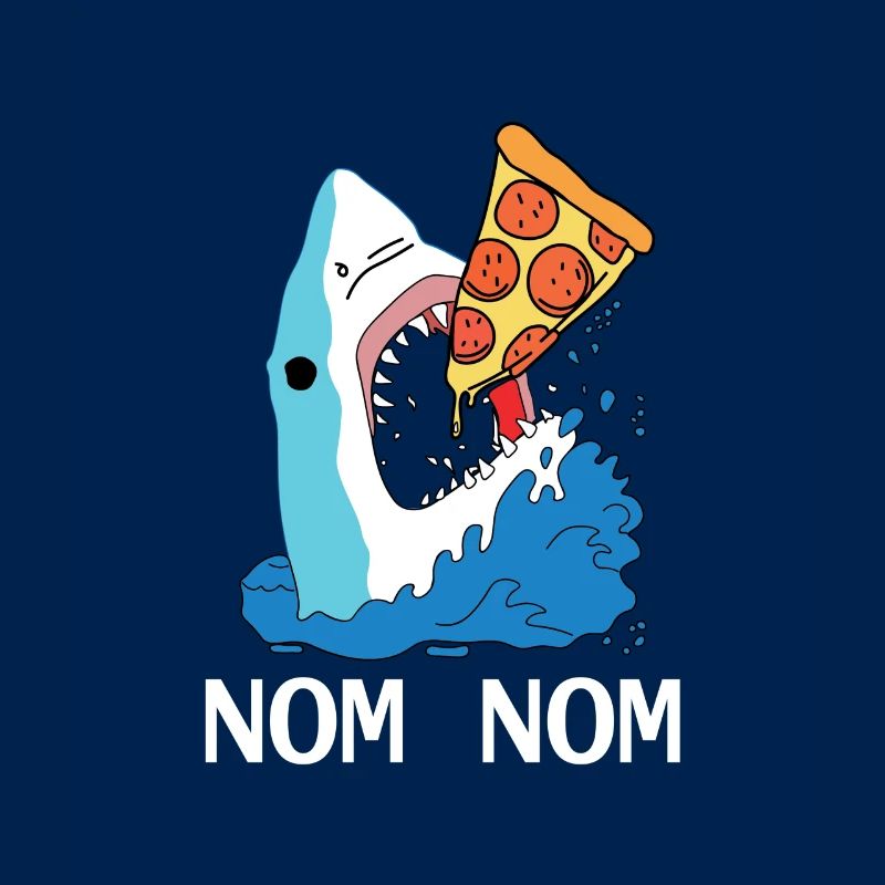 Pizza Shark Graphic