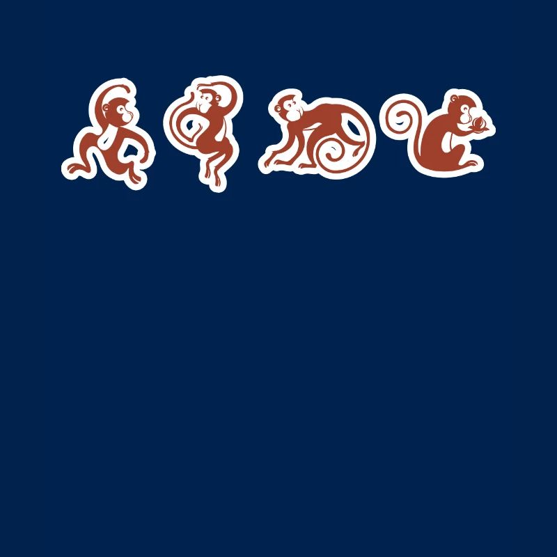 Monkey circus monkey funny design graphic