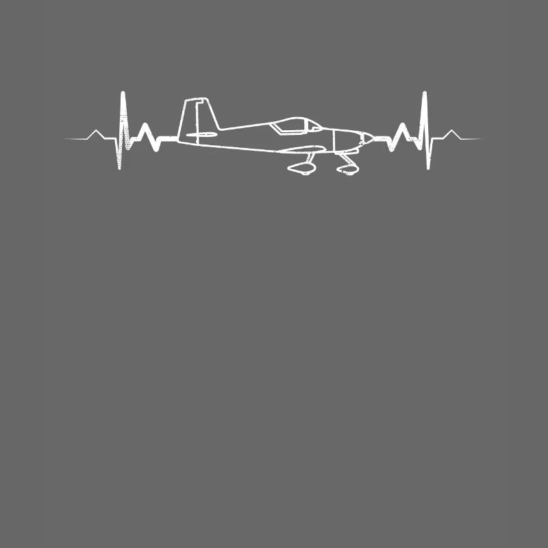 Plane heartbeat - pilot gift