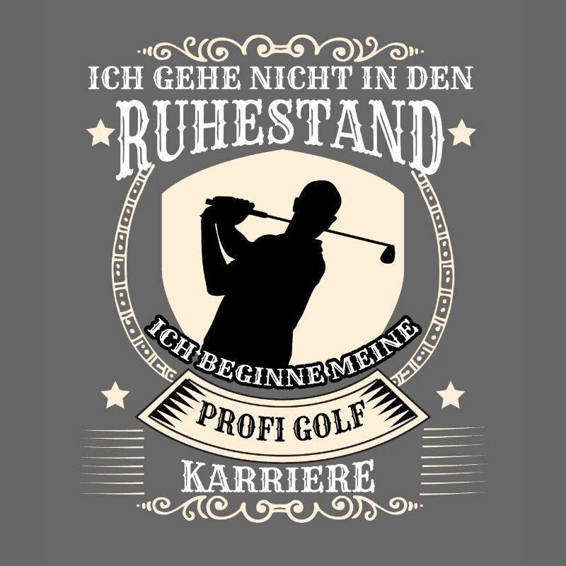 Golf Je ne prends pas la retraite Je deviens pro