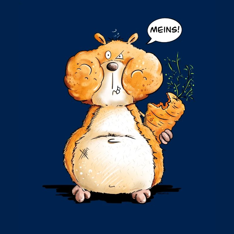 Hamster Mit Hamsterbacke I Spruch Statement