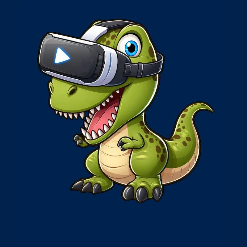 Drôle Dino T-Rex Réalité virtuelle VR Fun