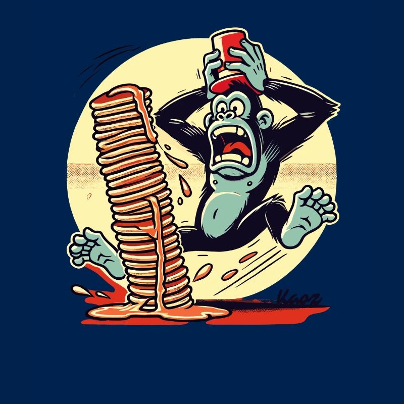 Pancake monkey – chaos with syrup