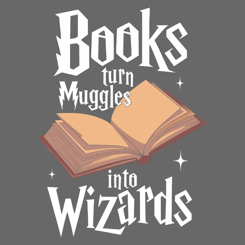 Bücher machen aus Muggeln Wizards Library Reader