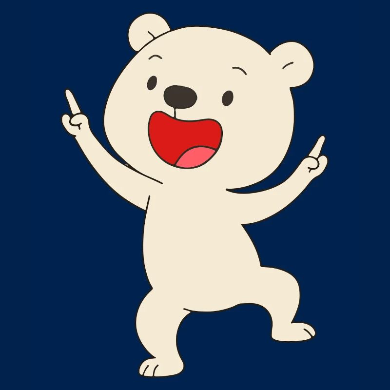 Tanzender Eisbär
