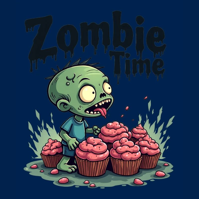 Zombie Time Cupcake Comic