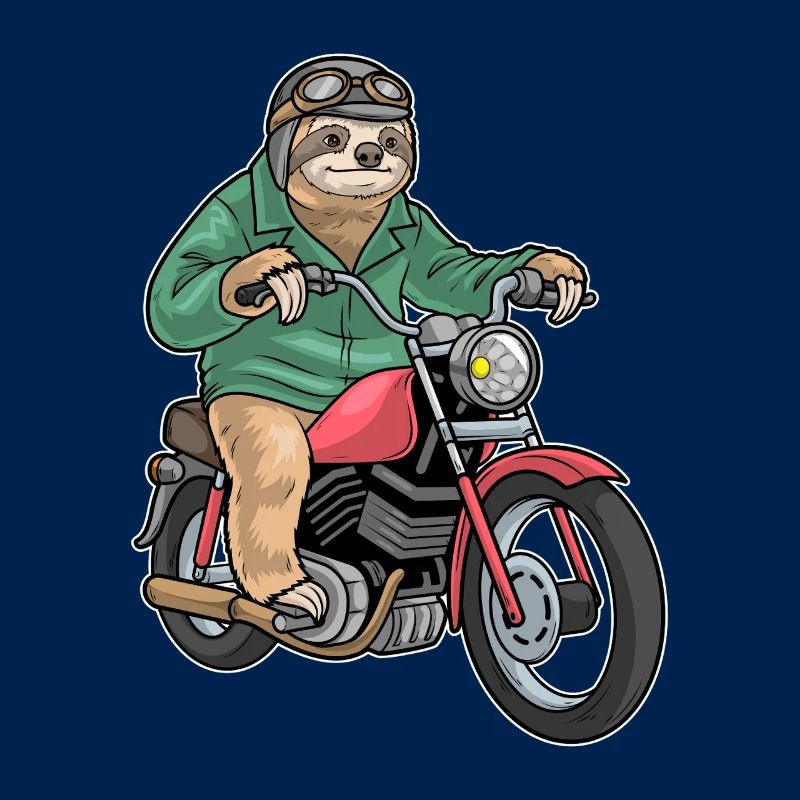 Faultier Motorrad