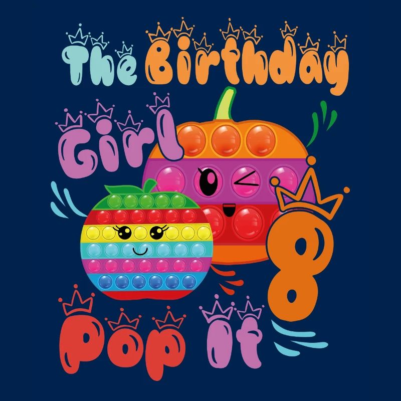 Das Geburtstagskind Pop-It 8