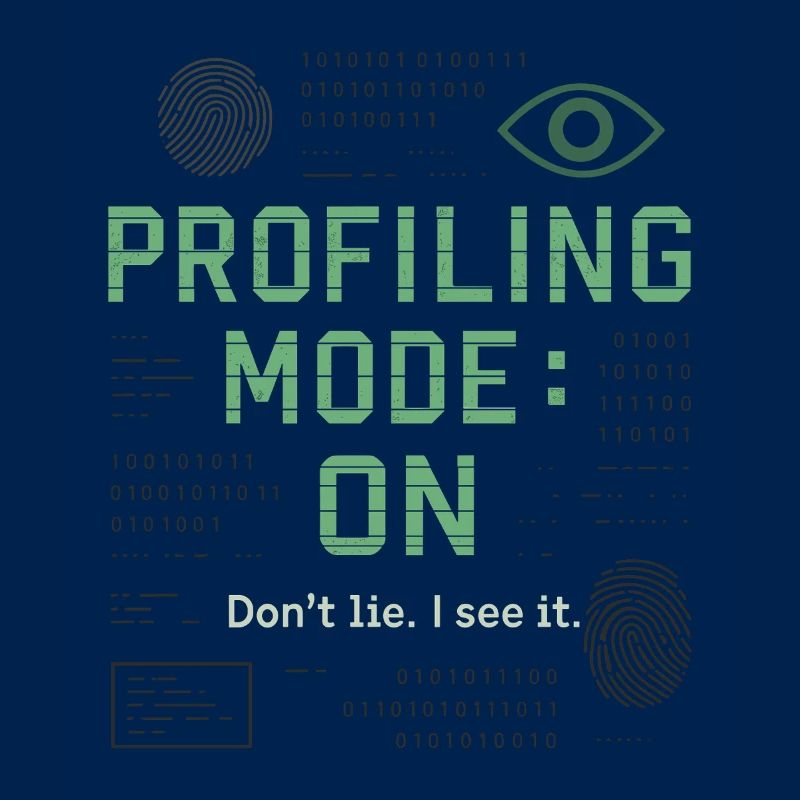Mode de profilage : ON – True Crime & Mindhunter Shirt
