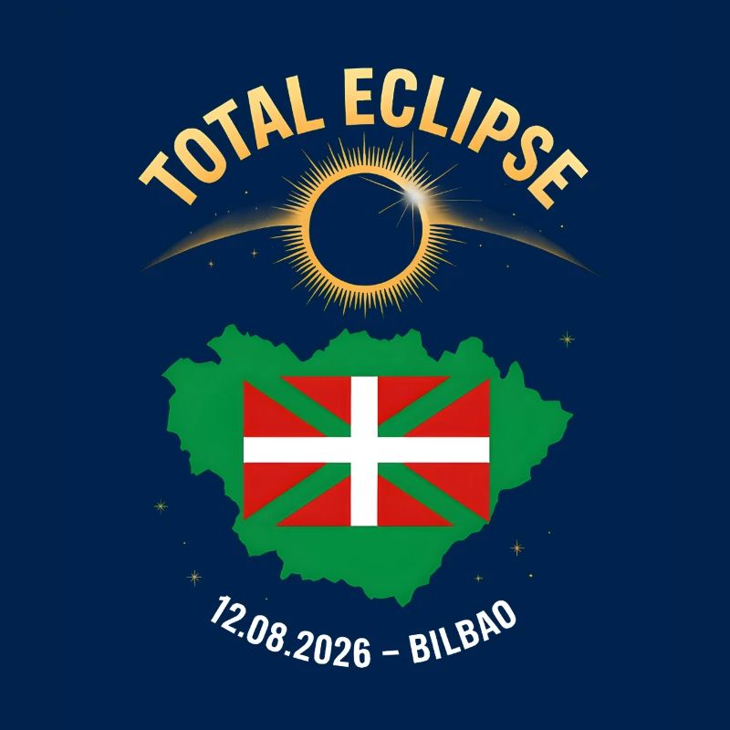 Total Solar Eclipse Bilbao 2026
