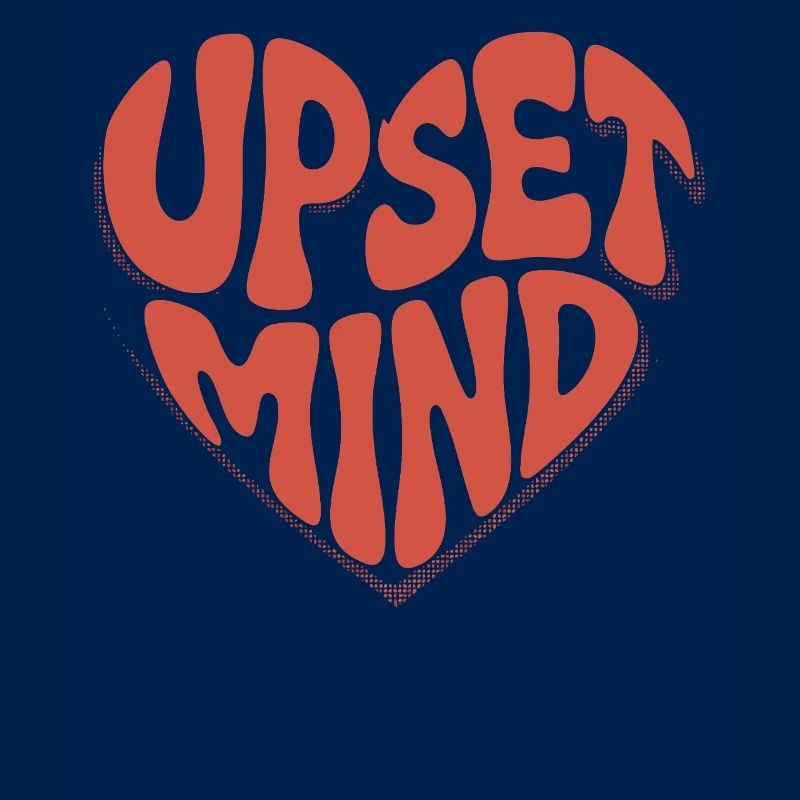 Upset Mind – Retro Herz Design
