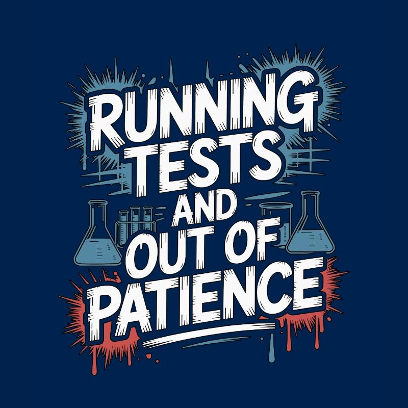 Lab Technician Running Tests And Laboratory Work