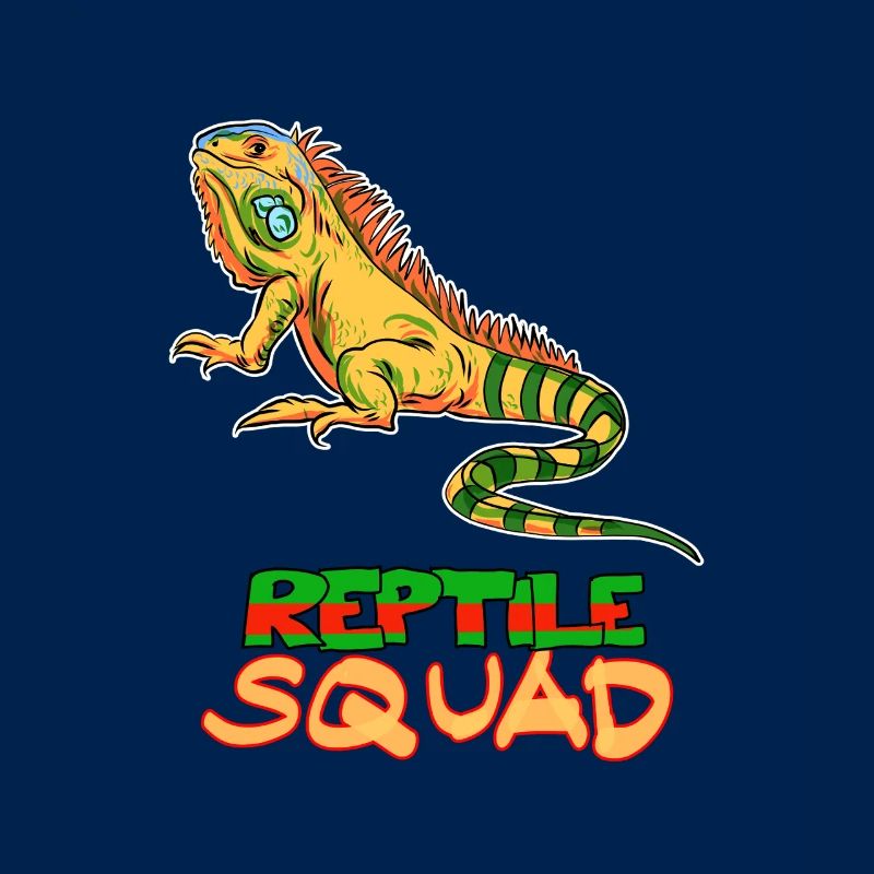 Graphique de l’équipe Iguane de l’Escadron Reptile