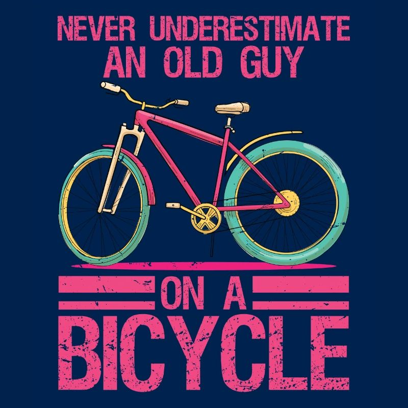 Never Underestimate an Old Guy On A Bicycle 