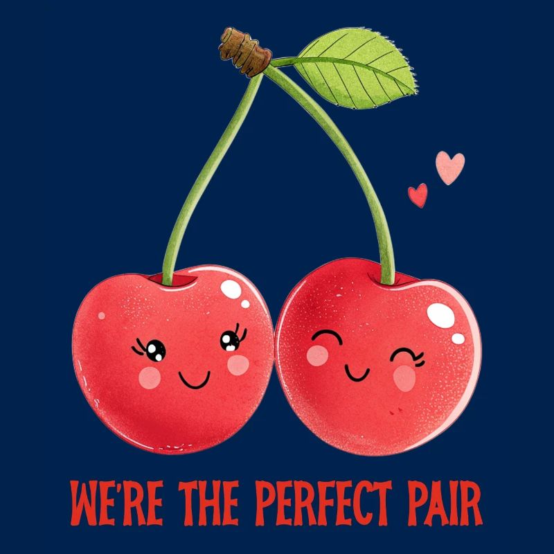 Kirschen-Duo: Ein perfektes Paar Liebe
