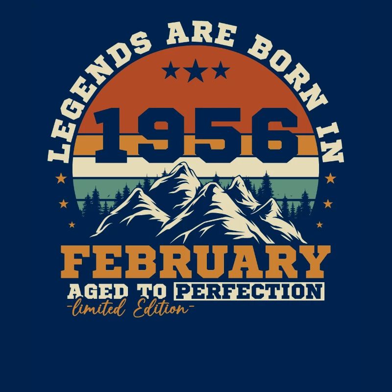 Februar 1956 Vintage-Retro-Geburtstagsgeschenk