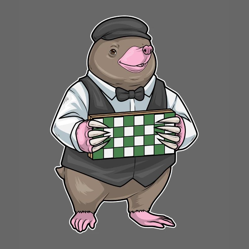 Mole Chessboard Chess Board Game