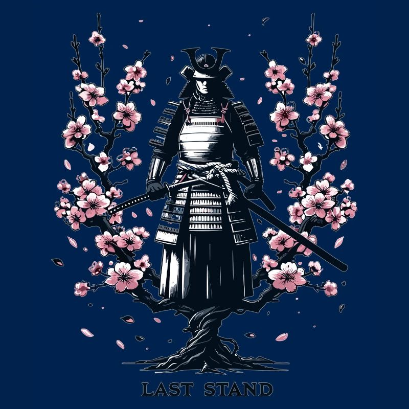 Samurai im Kirschblütenzauber