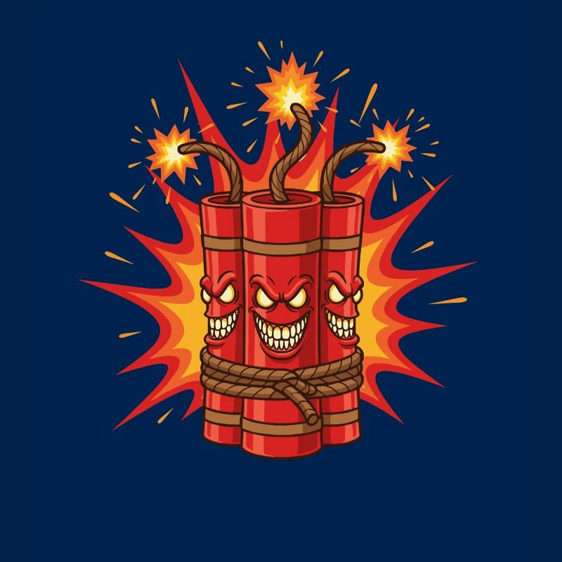 Exploding Dynamite Art