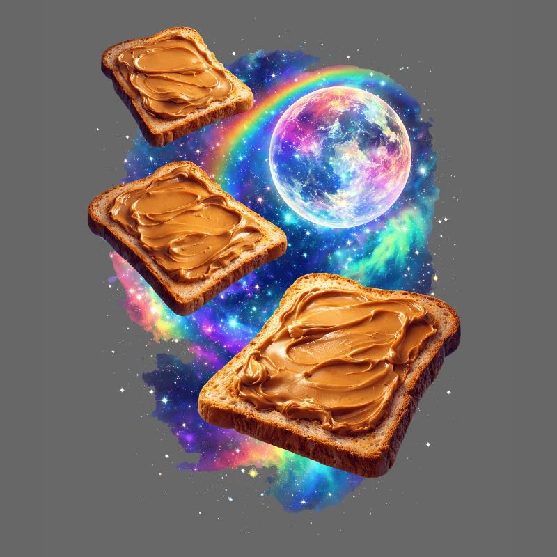 Toasts au beurre de cacahuète de l’espace