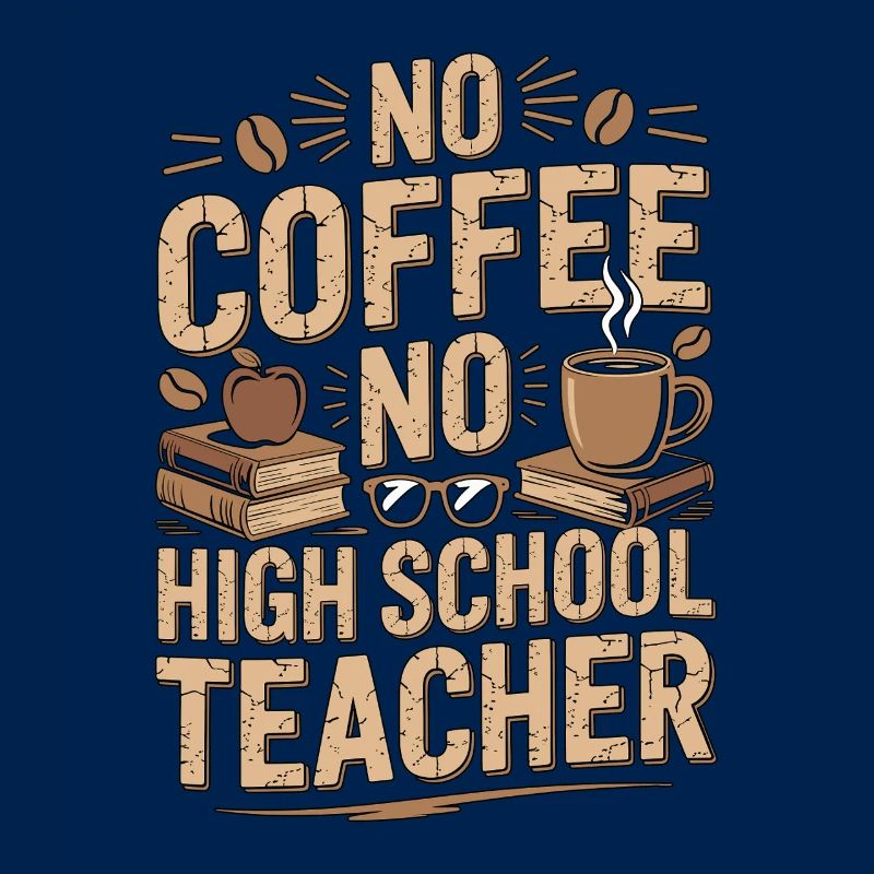 Professeur de lycée Pas de café Maître de café