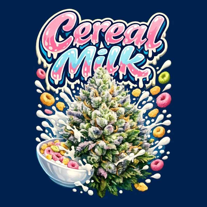 Cereal Milk Graffiti Print