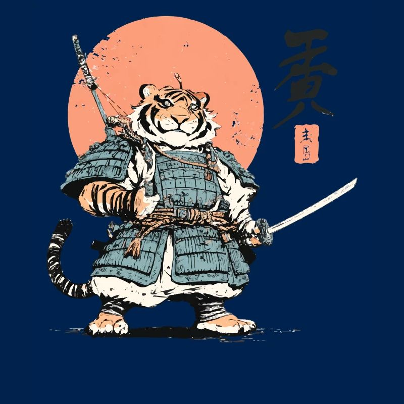 Tiger Samurai Armor Katana