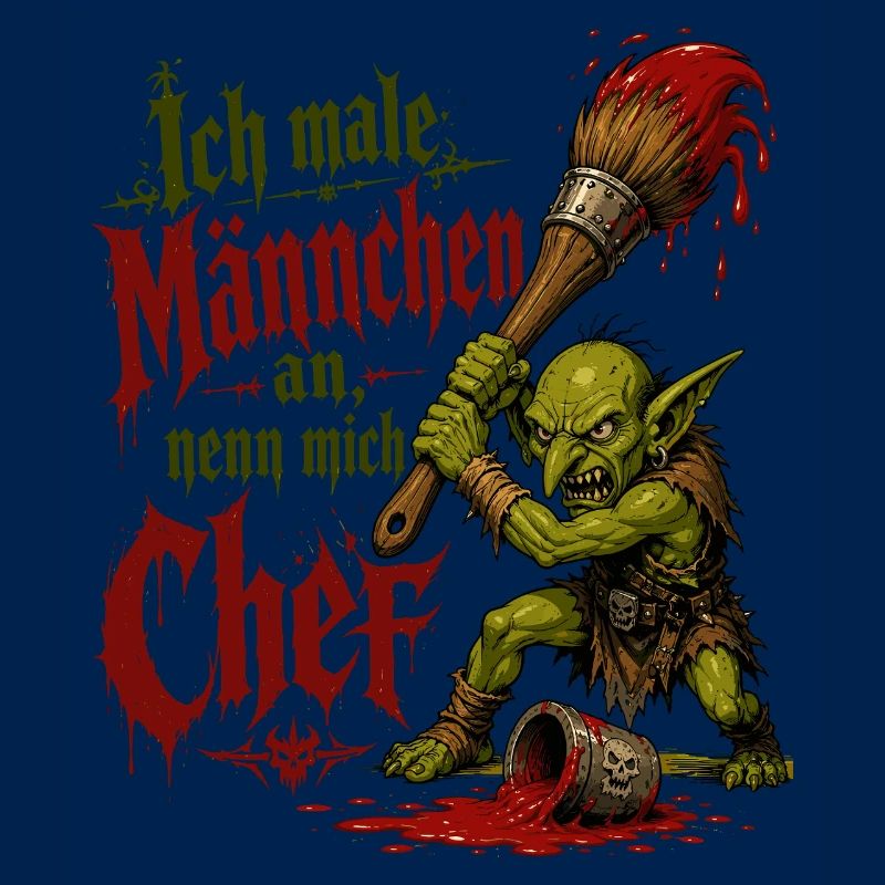 Tabletop Goblin mit Pinsel